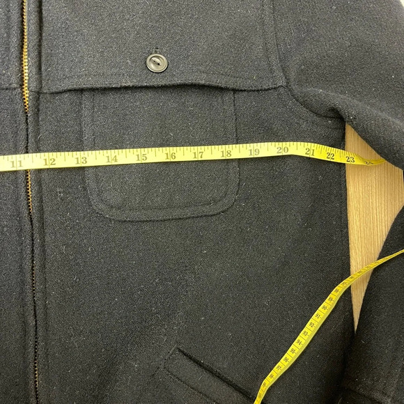 LL Bean Freeport Maine Archive 1965 Bean’s Stag Navy Jacket 85% Wool Men’s M - Picture 3 of 12